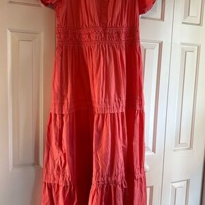 Crown & Ivy Coral Women’s  Casual Dress